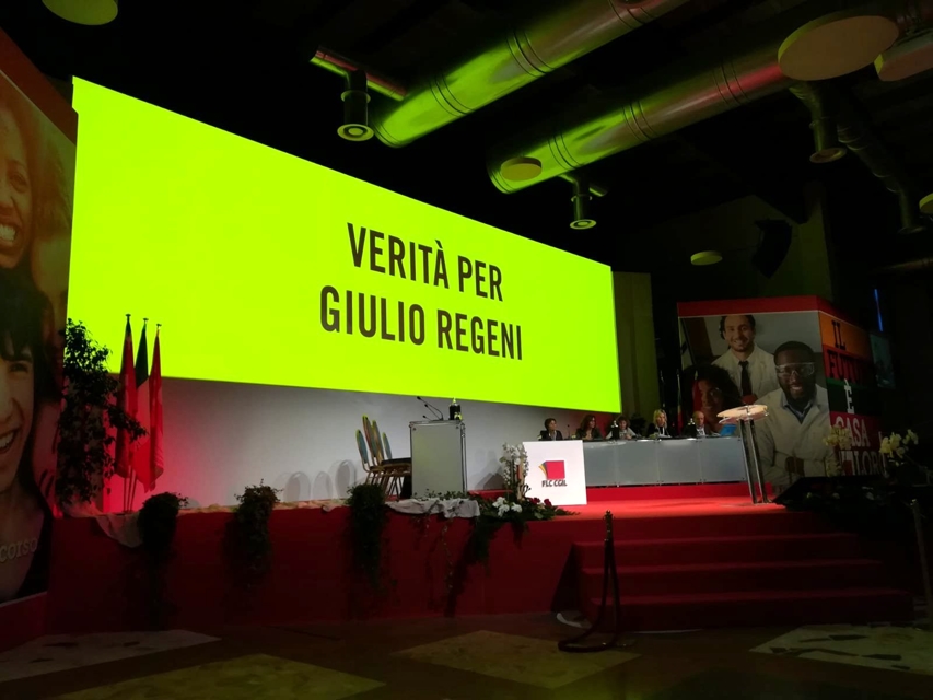 “Verità per Giulio Regeni”: il messaggio dei genitori al IV Congresso nazionale della FLC CGIL